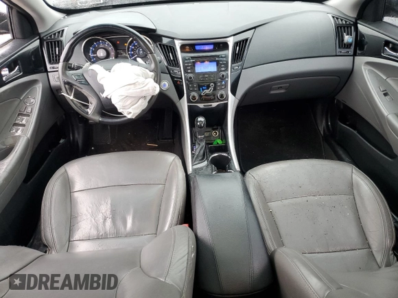 2012 Hyundai Sonata Limited with VIN 5NPEC4AB4CH384683, listed as a Copart auction lot 50160835 with 216,217 mi miles and Salvage Title. Bid and sale history available at DreamBid. Image 8.
