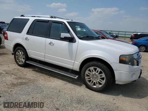 2011 Ford Expedition Limited with VIN 1FMJU2A56BEF45345, listed as a Copart auction lot 58817895 with 196,164 mi miles and Non repairable. Bid and sale history available at DreamBid. Image 4.