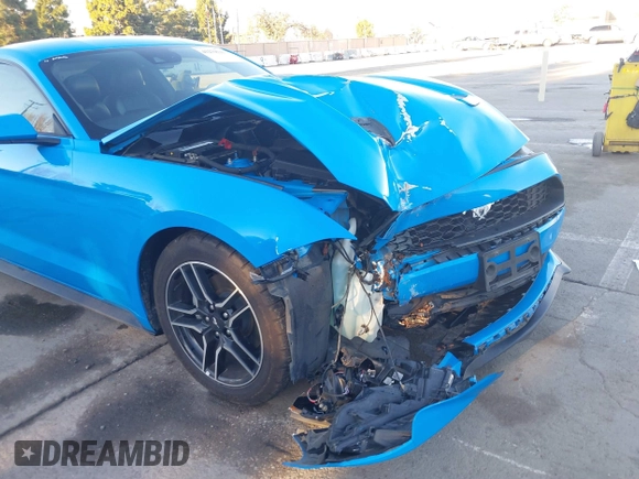 2022 Ford Mustang EcoBoost with VIN 1FA6P8TH4N5106604, listed as a IAAI auction lot 41279530 with 49,110 mi miles. Bid and sale history available at carsss.com. Image 6.