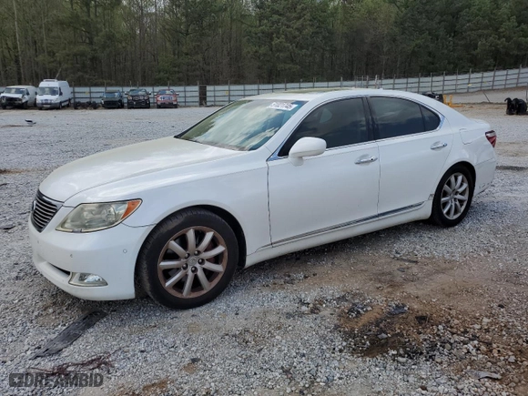 2007 Lexus LS 460 with VIN JTHBL46F675002799, listed as a Copart auction lot 51821745 with 158350 miles and Clean Title. Bid and sale history available at carsss.com. Image 1.