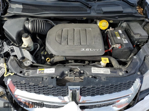 2017 Dodge Grand Caravan SXT with VIN 2C4RDGCG0HR589517, listed as a Copart auction lot 46526085 with 141,263 mi miles and Salvage Title. Bid and sale history available at DreamBid. Image 12.