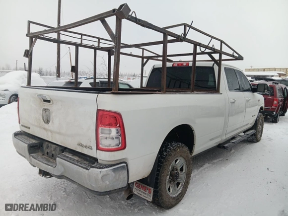 2019 Ram 2500 Big Horn with VIN 3C6UR5JJ6KG583952, listed as a Copart auction lot 44182795 with 75,217 mi miles and Salvage Title. Bid and sale history available at carsss.com. Image 3.
