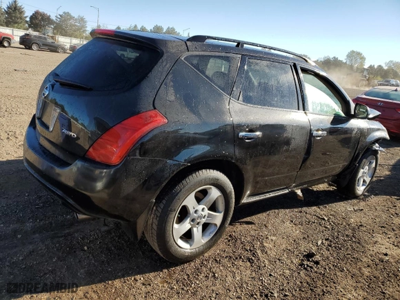 2003 Nissan Murano SE with VIN JN8AZ08W53W210957, listed as a Copart auction lot 75673144 with 159,902 mi miles and Salvage Title. Bid and sale history available at carsss.com. Image 3.