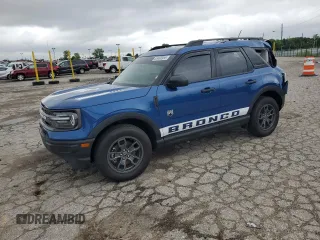 2023 Ford Bronco Sport Big Bend with VIN 3FMCR9B64PRE37725, listed as a Copart auction lot 63499955 with 21,530 mi miles and Salvage title. Bid and sale history available at DreamBid. Image 1.