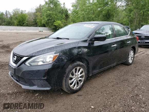 2017 Nissan Sentra SV with VIN 3N1AB7AP9HY374047, listed as a Copart auction lot 61791785 with 154,194 mi miles and Salvage title. Bid and sale history available at DreamBid. Image 1.