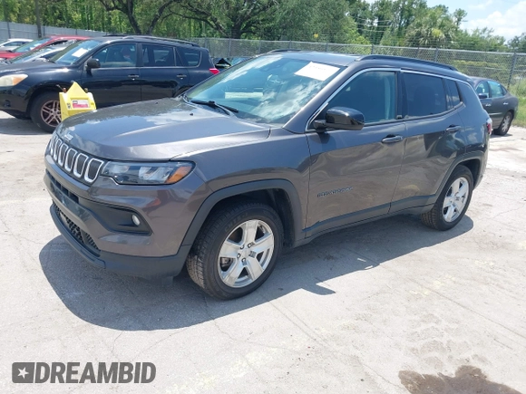 2022 Jeep Compass Latitude with VIN 3C4NJCBB4NT137245, listed as a IAAI auction lot 42356177 with 95,577 mi miles and . Bid and sale history available at DreamBid. Image 17.
