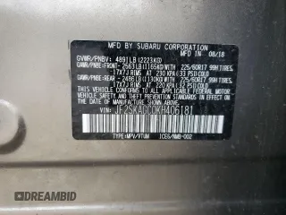 2019 Subaru Forester Premium with VIN JF2SKAGC0KH406181, listed as a Copart auction lot 56172575 with 149,279 mi miles and Salvage title. Bid and sale history available at DreamBid. Image 13.