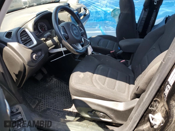 2021 Jeep Renegade Latitude with VIN ZACNJCBB1MPN23821, listed as a Copart auction lot 49639994 with 12,105 mi miles and Salvage title. Bid and sale history available at DreamBid. Image 7.