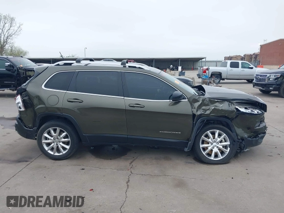 2014 Jeep Cherokee Limited with VIN 1C4PJLDS5EW283587, listed as a IAAI auction lot 41931369 with 83,463 mi miles. Bid and sale history available at carsss.com. Image 13.
