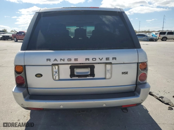 2004 Land Rover Range Rover HSE with VIN SALME11404A153190, listed as a Copart auction lot 48594135 with 0 mi miles and Salvage Title. Bid and sale history available at carsss.com. Image 6.