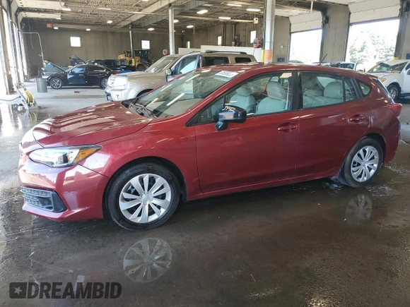 2023 Subaru Impreza with VIN 4S3GTAA69P1714342, listed as a Copart auction lot 63638035 with 26,141 mi miles and Salvage title. Bid and sale history available at DreamBid. Image 1.