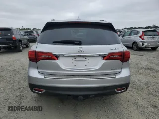 2014 Acura MDX Technology with VIN 5FRYD4H69EB036137, listed as a Copart auction lot 54386865 with 188,569 mi miles and Salvage title. Bid and sale history available at DreamBid. Image 6.