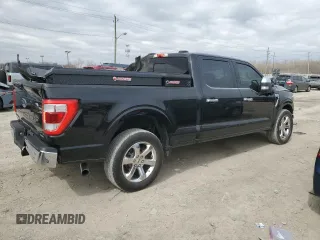 2021 Ford F-150 XL with VIN 1FTFW1E83MFB66545, listed as a Copart auction lot 49702825 with 84,078 mi miles and Salvage title. Bid and sale history available at DreamBid. Image 3.
