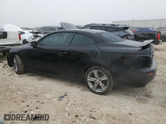2012 Lexus IS 350 C with VIN JTHFE2C25C2507391, listed as a Copart auction lot 44060525 with 133,392 mi miles and Salvage title. Bid and sale history available at DreamBid. Image 2.