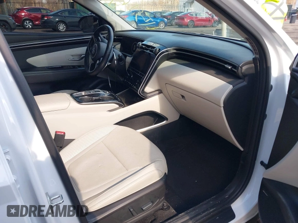 2022 Hyundai Tucson Limited with VIN 5NMJE3AE7NH075304, listed as a IAAI auction lot 41596387 with 43,371 mi miles. Bid and sale history available at carsss.com. Image 5.