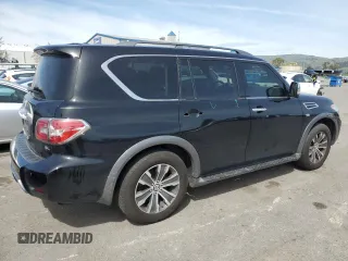 2019 Nissan Armada SL with VIN JN8AY2ND6K9092402, listed as a Copart auction lot 50261495 with 0 mi miles and Salvage Title. Bid and sale history available at carsss.com. Image 3.