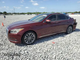 2015 Hyundai Genesis 3.8L z VIN KMHGN4JE1FU103040, wystawiony jako Copart lot #55215775 z przebiegiem 78 798 mil mil oraz Szkoda całkowita • Salvage title. Historia ofert i sprzedaży dostępna na DreamBid. Obrazek 1.