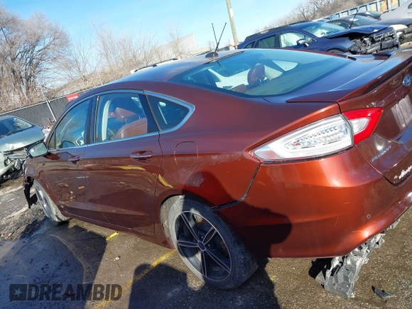 2016 Ford Fusion Titanium with VIN 3FA6P0K90GR244717, listed as a IAAI auction lot 41395806 with 151,853 mi miles. Bid and sale history available at carsss.com. Image 14.