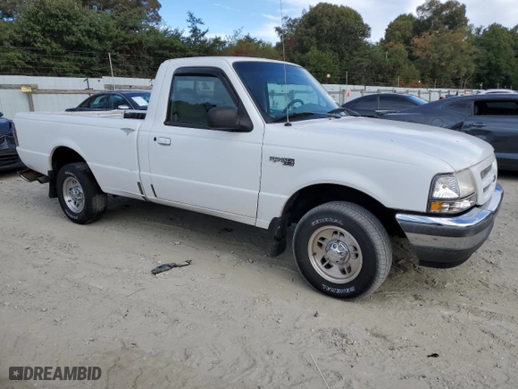 1998 Ford Ranger XL with VIN 1FTYR10U7WTA26524, listed as a Copart auction lot 75791864 with 313,224 mi miles and Salvage Title. Bid and sale history available at carsss.com. Image 4.