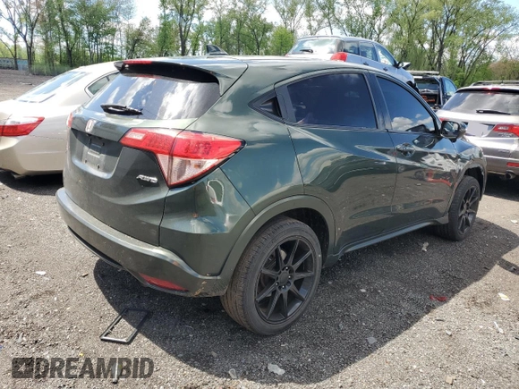 2016 Honda HR-V EX with VIN 3CZRU6H51GM738423, listed as a Copart auction lot 56178135 with 119,915 mi miles and Salvage Title. Bid and sale history available at DreamBid. Image 3.