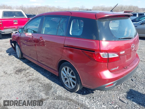 2013 Mazda 5 Touring with VIN JM1CW2CL8D0151929, listed as a IAAI auction lot 41553179 with 89,640 mi miles. Bid and sale history available at carsss.com. Image 3.