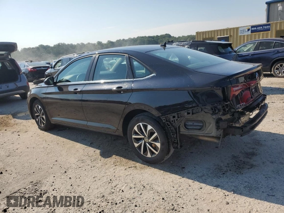 2024 Volkswagen Jetta S with VIN 3VW5M7BU8RM031765, listed as a Copart auction lot 63700505 with 40,808 mi miles and Clean title. Bid and sale history available at DreamBid. Image 2.
