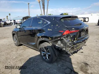 2020 Lexus NX 300 F Sport with VIN JTJSARBZ1L2169584, listed as a Copart auction lot 43756665 with 33,495 mi miles and Salvage title. Bid and sale history available at DreamBid. Image 2.