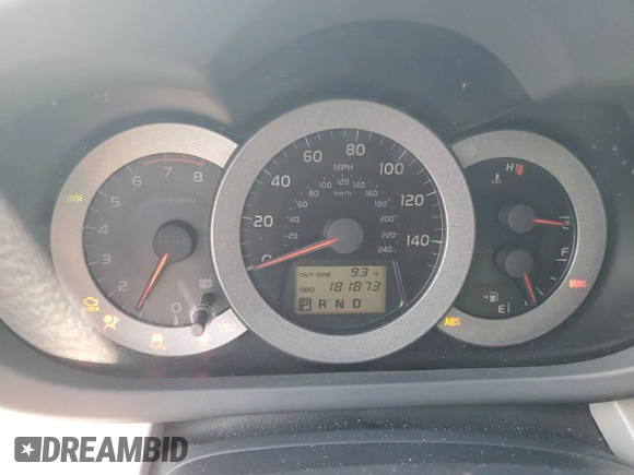 2008 Toyota RAV4 Limited with VIN JTMZK31V985017035, listed as a Copart auction lot 58745495 with 181,873 mi miles and Salvage title. Bid and sale history available at DreamBid. Image 9.