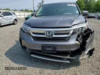 2019 Honda Pilot EX-L with VIN 5FNYF6H54KB052448, listed as a Copart auction lot 60498925 with 146,113 mi miles and Salvage title. Bid and sale history available at DreamBid. Image 14.