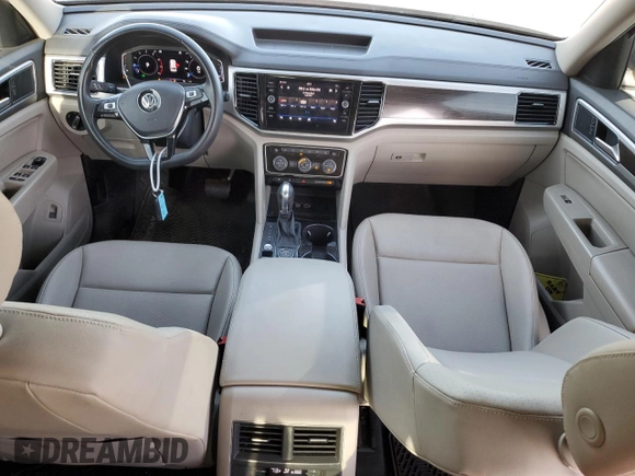 2019 Volkswagen Atlas SEL with VIN 1V2MR2CA5KC557039, listed as a Copart auction lot 49177845 with 73,410 mi miles and Salvage title. Bid and sale history available at DreamBid. Image 8.