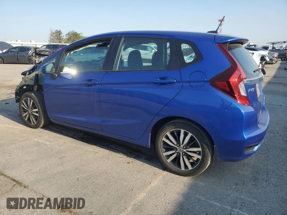 2019 Honda Fit EX with VIN 3HGGK5H81KM743381, listed as a Copart auction lot 52186255 with 28,657 mi miles and Salvage Title. Bid and sale history available at DreamBid. Image 2.