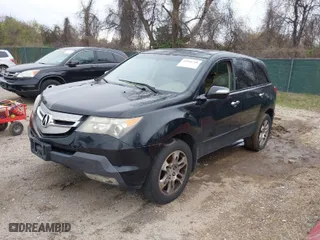2009 Acura MDX Tech Pkg with VIN 2HNYD28649H505165, listed as a IAAI auction lot 41956746 with 193,327 mi miles. Bid and sale history available at carsss.com. Image 2.