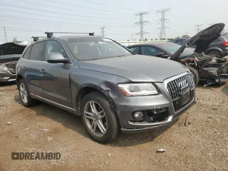2013 Audi Q5 Premium Plus with VIN WA1LFAFP8DA033425, listed as a Copart auction lot 58250535 with 85,015 mi miles and Salvage title. Bid and sale history available at DreamBid. Image 4.