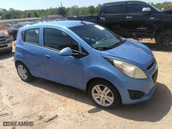 2014 Chevrolet Spark LT with VIN KL8CD6S93EC491548, listed as a IAAI auction lot 42064580 with 166,380 mi miles. Bid and sale history available at carsss.com. Image 1.