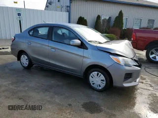 2022 Mitsubishi Mirage ES z VIN ML32FUFJ8NHF05636, wystawiony jako Copart lot #49816995 z przebiegiem 19 133 mil mil oraz Szkoda całkowita • Salvage title. Historia ofert i sprzedaży dostępna na DreamBid. Obrazek 4.