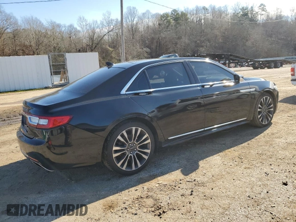 2018 Lincoln Continental Reserve with VIN 1LN6L9RP7J5600746, listed as a Copart auction lot 86383194 with 100,268 mi miles and Salvage Title. Bid and sale history available at carsss.com. Image 3.