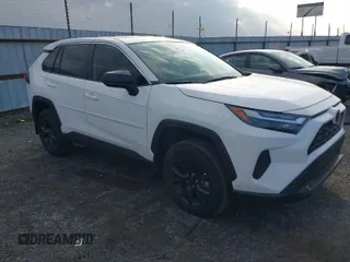 2024 Toyota RAV4 LE with VIN 2T3H1RFV5RW355844, listed as a IAAI auction lot 41515822 with 388 mi miles. Bid and sale history available at carsss.com. Image 1.