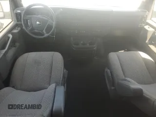 2019 Chevrolet Express Passenger LT with VIN 1GAZGPFG4K1252856, listed as a Copart auction lot 57459135 with 159,676 mi miles and Salvage title. Bid and sale history available at DreamBid. Image 8.