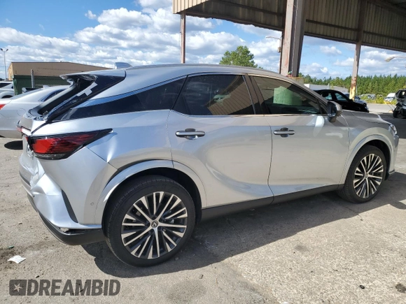 2024 Lexus RX with VIN 2T2BAMBA1RC028911, listed as a Copart auction lot 75608394 with 8,362 mi miles and Salvage Title. Bid and sale history available at carsss.com. Image 3.