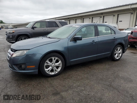 2012 Ford Fusion SE with VIN 3FAHP0HA0CR395948, listed as a Copart auction lot 55568195 with 169,770 mi miles and Salvage title. Bid and sale history available at DreamBid. Image 1.