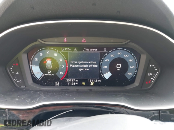 2022 Audi Q3 Premium Plus with VIN WA1BUCF36N1138119, listed as a IAAI auction lot 42536021 with 25,797 mi miles and . Bid and sale history available at DreamBid. Image 7.
