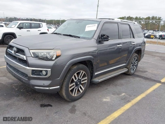 2014 Toyota 4Runner Limited with VIN JTEBU5JR0E5172302, listed as a IAAI auction lot 39452939 with 105,782 mi miles. Bid and sale history available at carsss.com. Image 2.