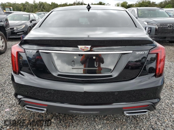2024 Cadillac CT5 Luxury with VIN 1G6DM5RK1R0106920, listed as a Copart auction lot 74776684 with 5,501 mi miles and Salvage title. Bid and sale history available at DreamBid. Image 6.