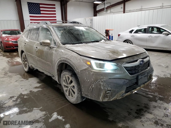 2021 Subaru Outback Premium with VIN 4S4BTACC2M3145049, listed as a Copart auction lot 89189725 with 111,806 mi miles and Salvage Title. Bid and sale history available at carsss.com. Image 4.