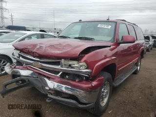 2004 Chevrolet Suburban LS with VIN 3GNGK26U64G306806, listed as a Copart auction lot 55518745 with 159,739 mi miles and Salvage title. Bid and sale history available at DreamBid. Image 1.