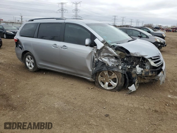 2015 Toyota Sienna LE AAS with VIN 5TDKK3DC3FS594310, listed as a Copart auction lot 51173375 with 152,097 mi miles and Salvage title. Bid and sale history available at DreamBid. Image 4.