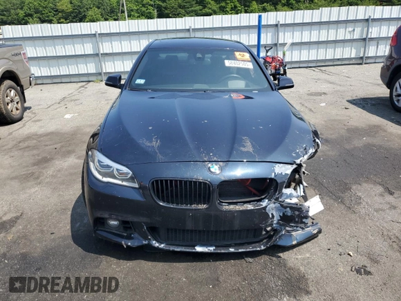 2016 BMW 5 Series 550i xDrive with VIN WBAKP9C52GG587591, listed as a Copart auction lot 58402505 with 94,384 mi miles and Salvage title. Bid and sale history available at DreamBid. Image 5.