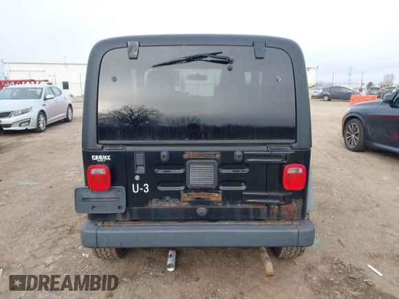 2006 Jeep Wrangler Sport with VIN 1J4FA49S66P746787, listed as a IAAI auction lot 41537730 with 97,365 mi miles. Bid and sale history available at carsss.com. Image 16.