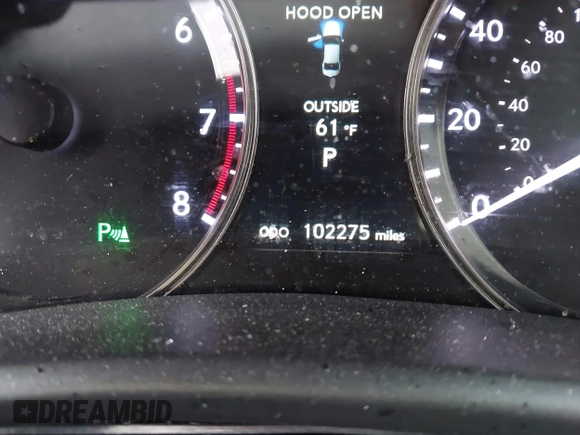 2013 Lexus GS 350 with VIN JTHCE1BL7D5014898, listed as a IAAI auction lot 41656269 with 102,275 mi miles. Bid and sale history available at carsss.com. Image 15.
