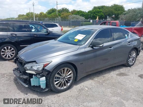 2019 Infiniti Q50 Luxe с VIN JN1EV7AP8KM541274, выставлен на аукционе IAAI как лот 42160208 с пробегом 35 434 миль миль и . История ставок и продаж доступна на DreamBid. Изображение 2.